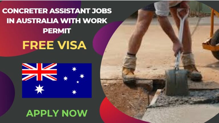 Concreter Assistant Jobs in Australia with Work Permit